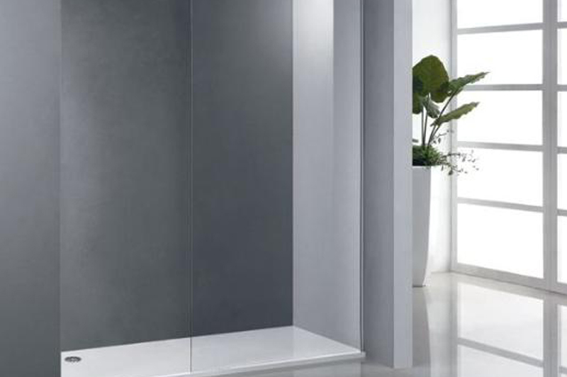 Mampara fija de baño