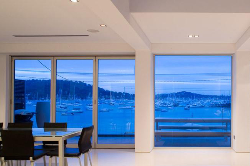 paredes y ventanas fijas