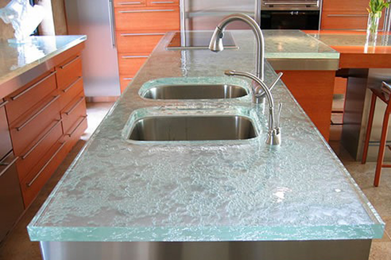 Encimera cocina de vidrio