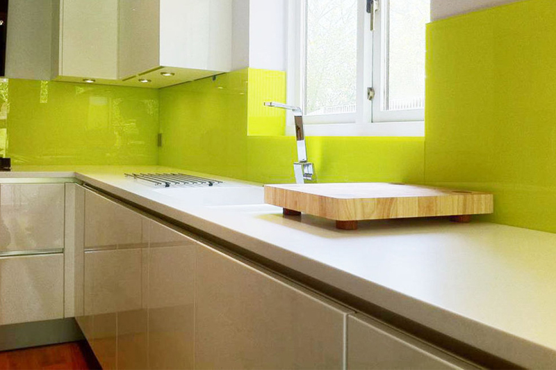 Frente cocina cristal